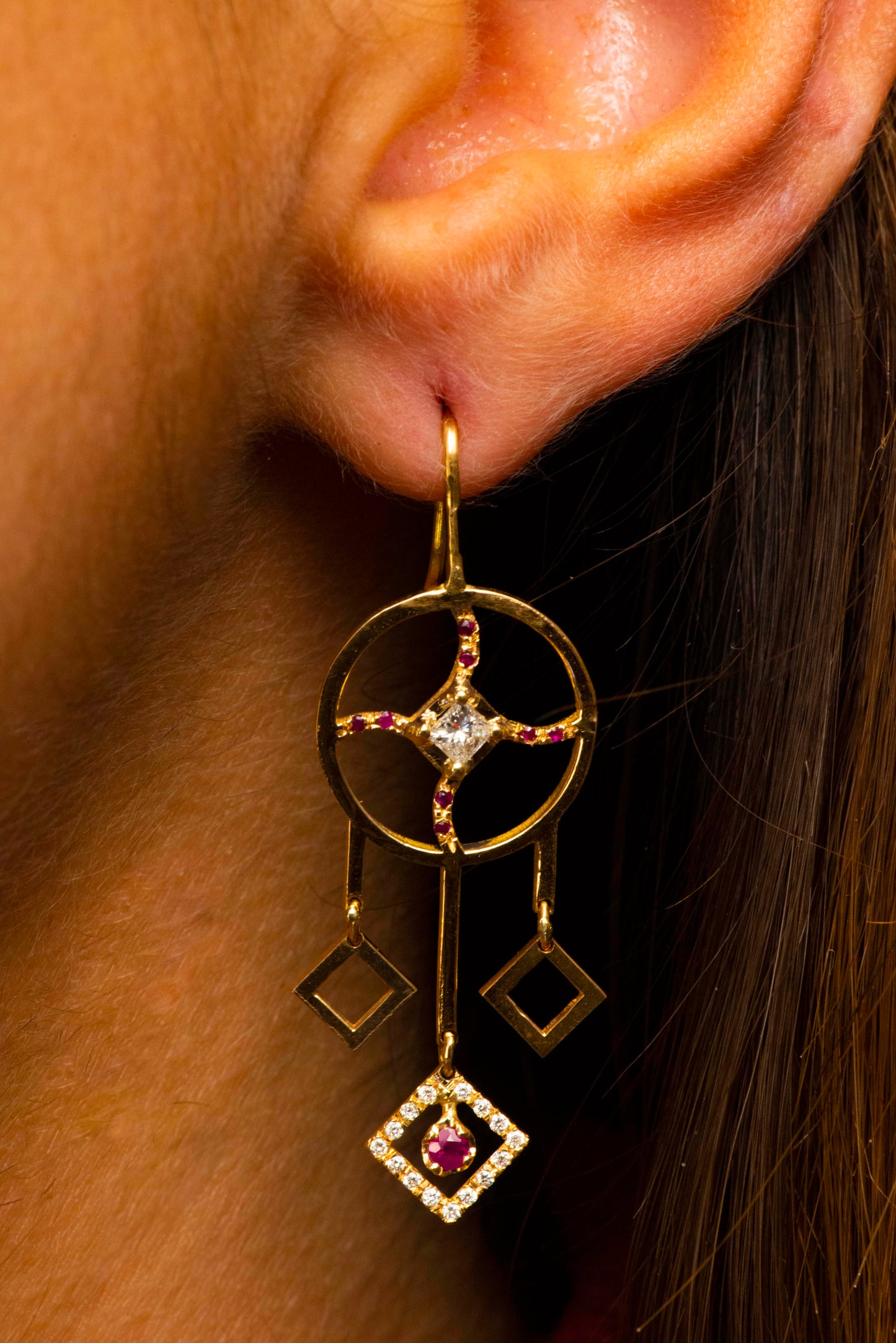 MEDICINE WHEEL EARRINGS